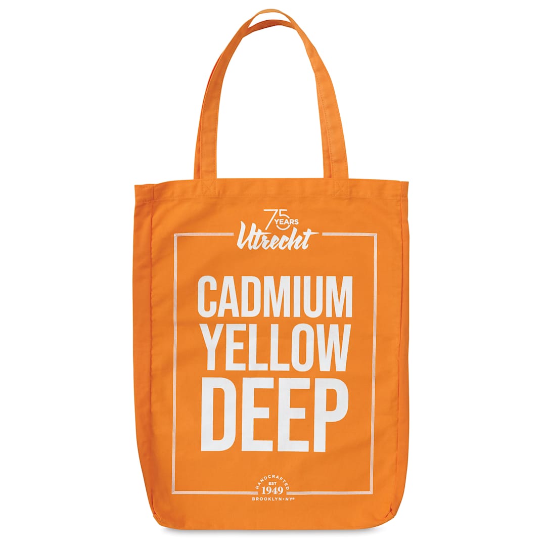 Open in modal - Utrecht Tote Bag - Cadmium Yellow Deep, 15" x 21-1/2”, front