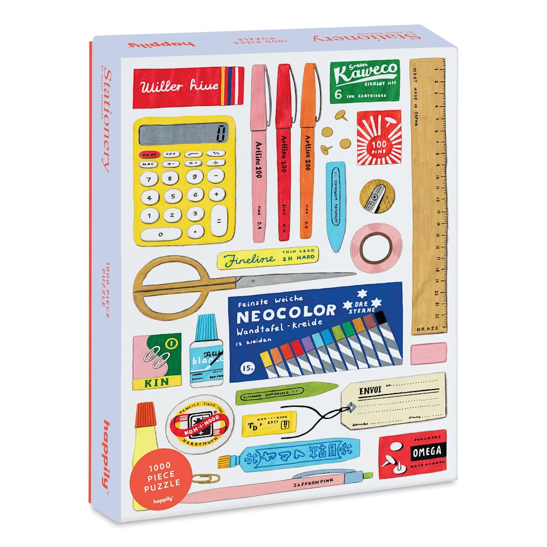 Open in modal - Happily Puzzles 1000-Piece Stationery Jigsaw Puzzle