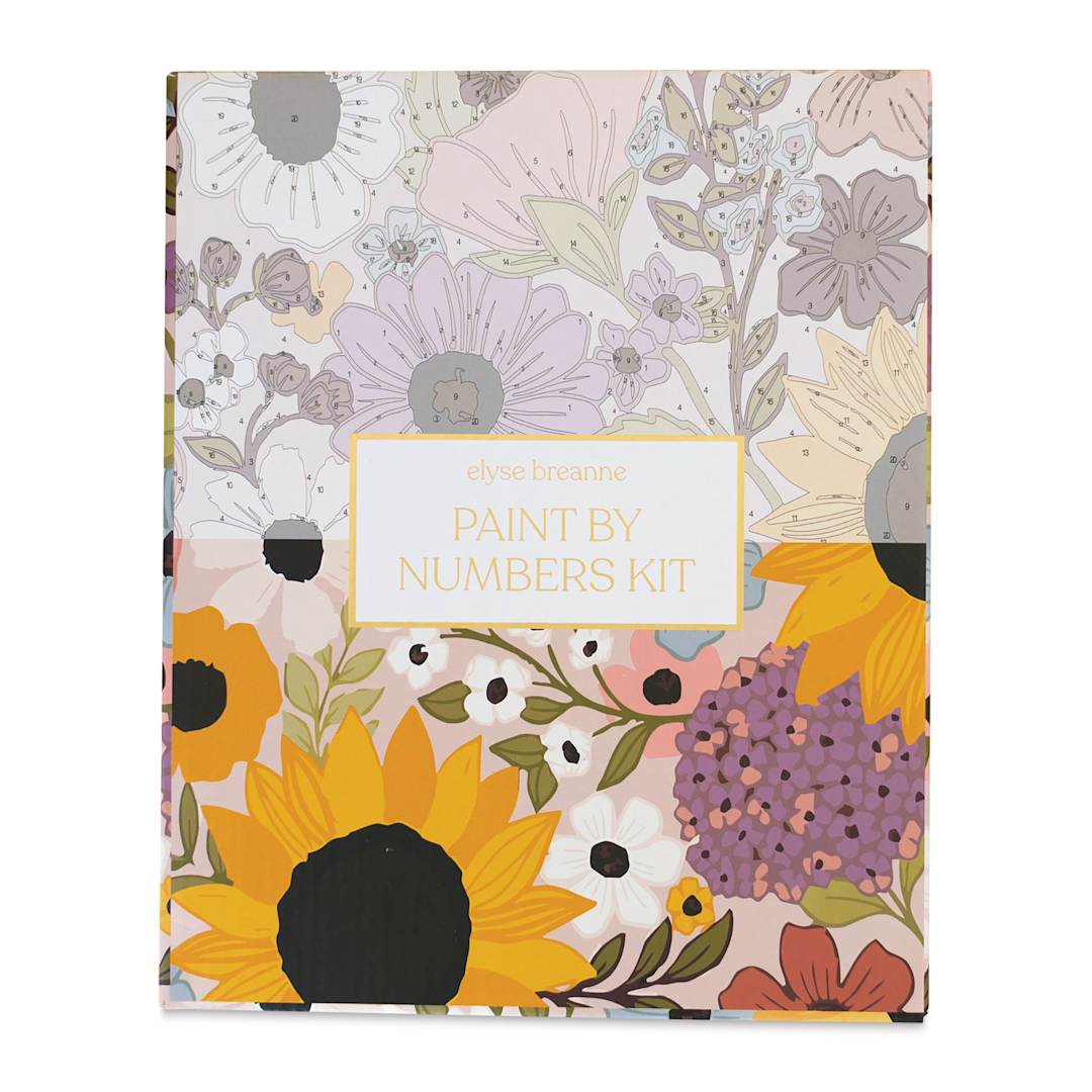 Open in modal - Elyse Breanne Paint By Number Kit - Rainbow Garden, front