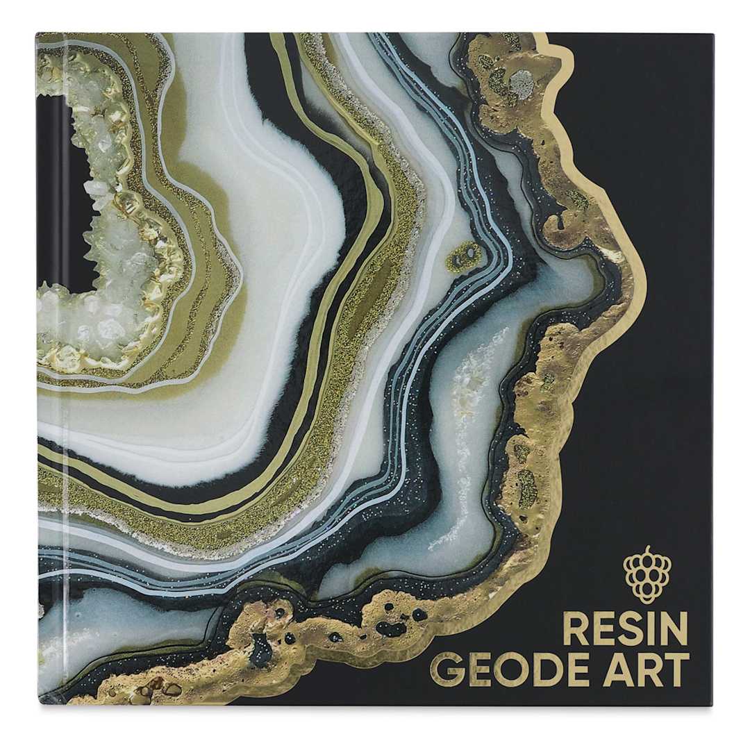 Open in modal - Colorberry Resin Geode Art, Book Cover