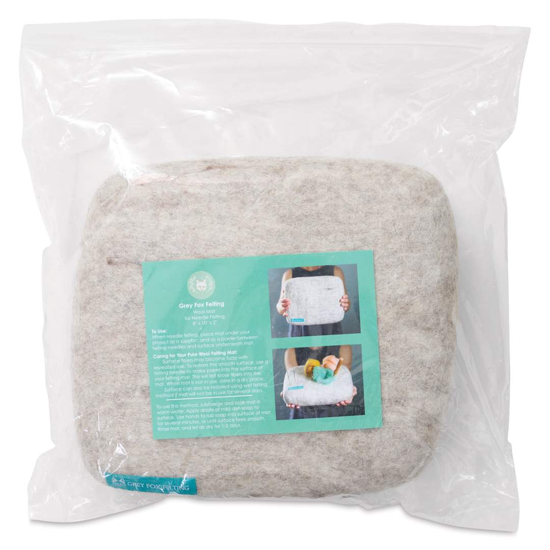 Open in modal - Grey Fox Felting Wool Needle Felting Mat, front of the packaging