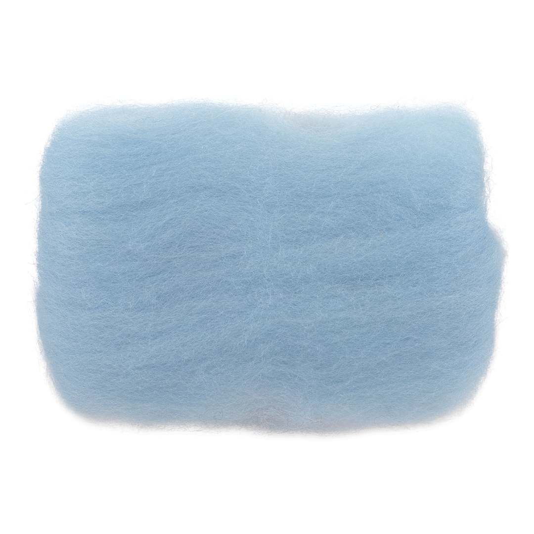 Open in modal - Wistyria Editions 100% Wool Roving - Pale Blue, 14"