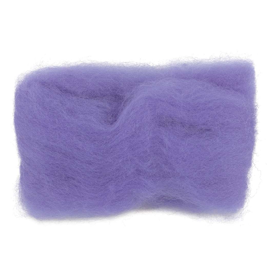 Open in modal - Wistyria Editions 100% Wool Roving - Lavender, 14"