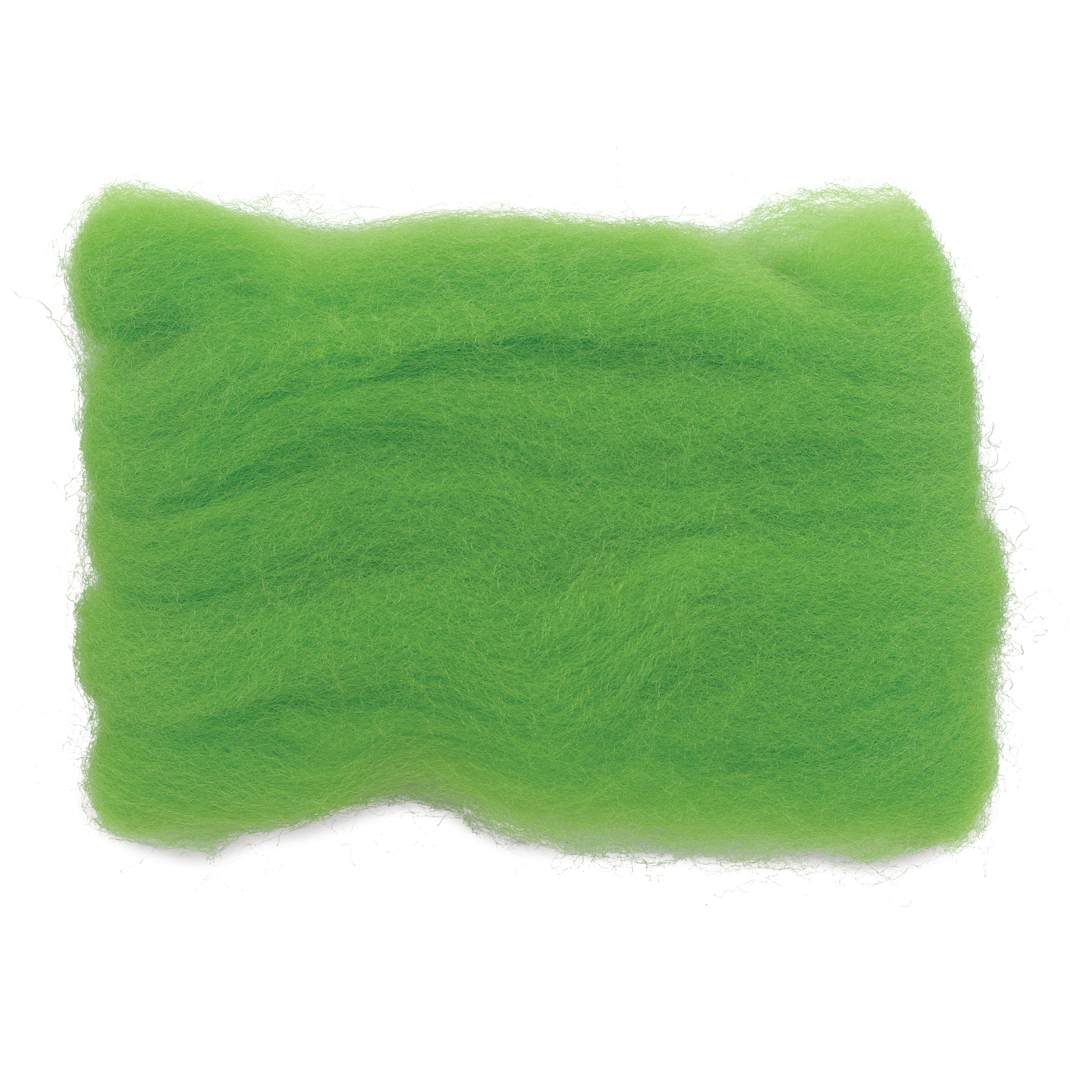 Open in modal - Wistyria Editions 100% Wool Roving - Lime, 14"