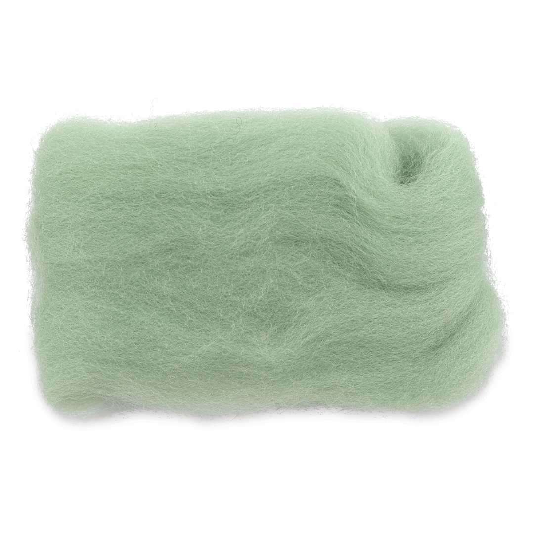 Open in modal - Wistyria Editions 100% Wool Roving - Mint, 14"