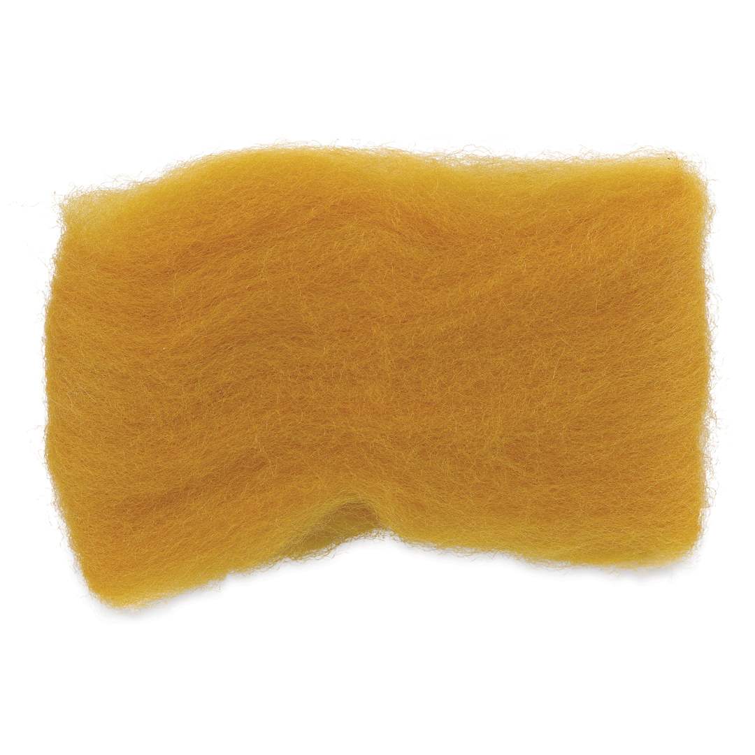 Open in modal - Wistyria Editions 100% Wool Roving - Butterscotch, 14"