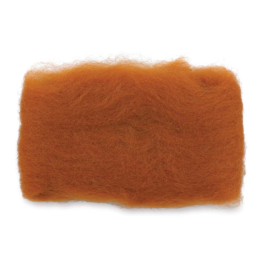 Open in modal - Wistyria Editions 100% Wool Roving - Toffee, 14"