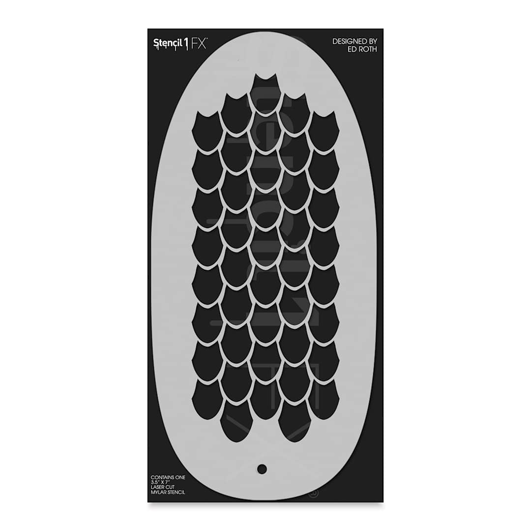 Open in modal - Stencil1 FX Makeup Stencils - Dragon Scales