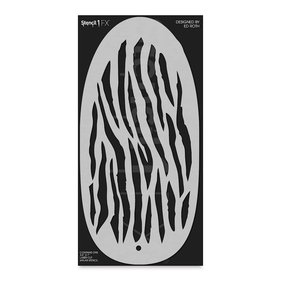 Open in modal - Stencil1 FX Makeup Stencils - Zebra Stripes