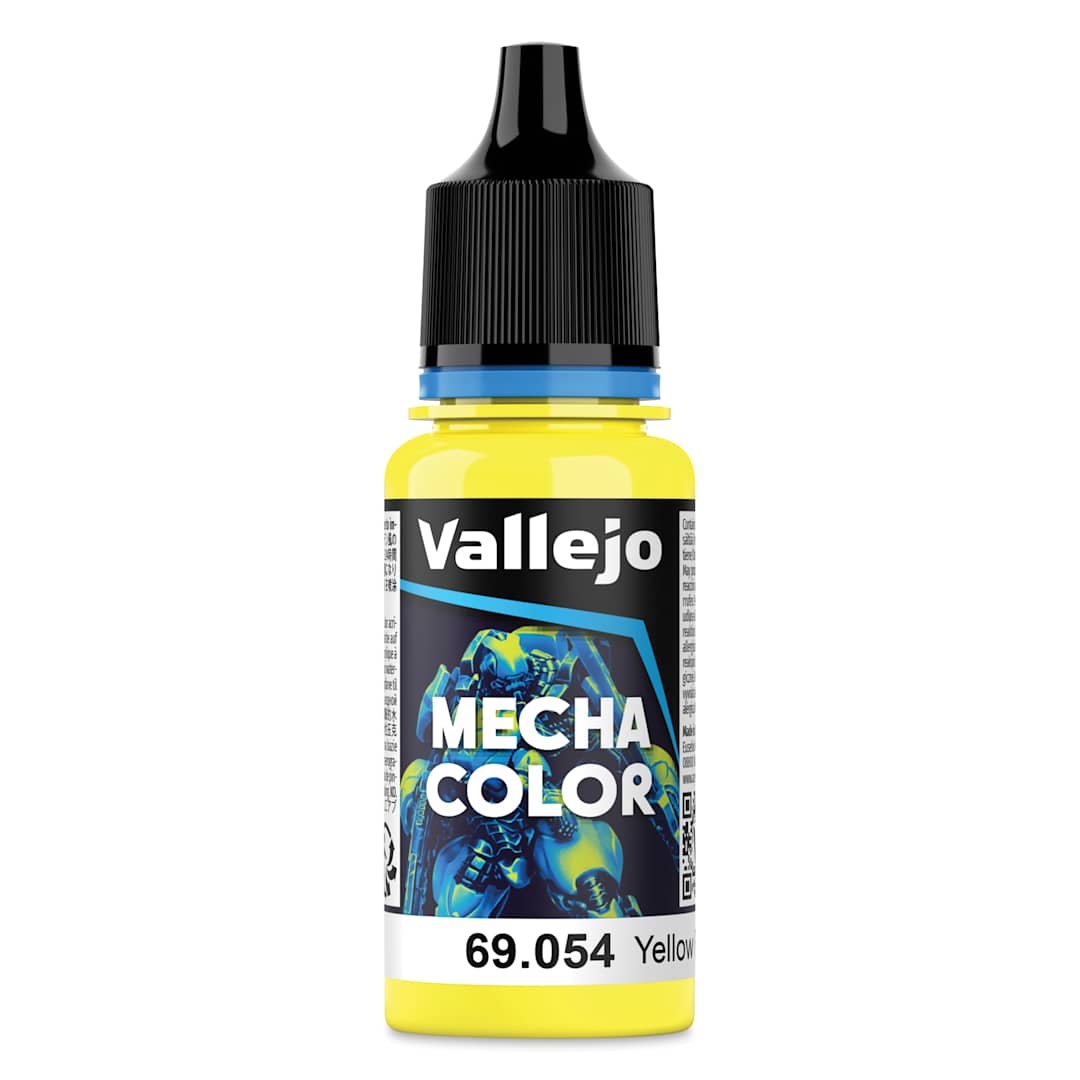 Open in modal - Vallejo Mecha Airbrush Color - Fluorescent Yellow, 18 ml