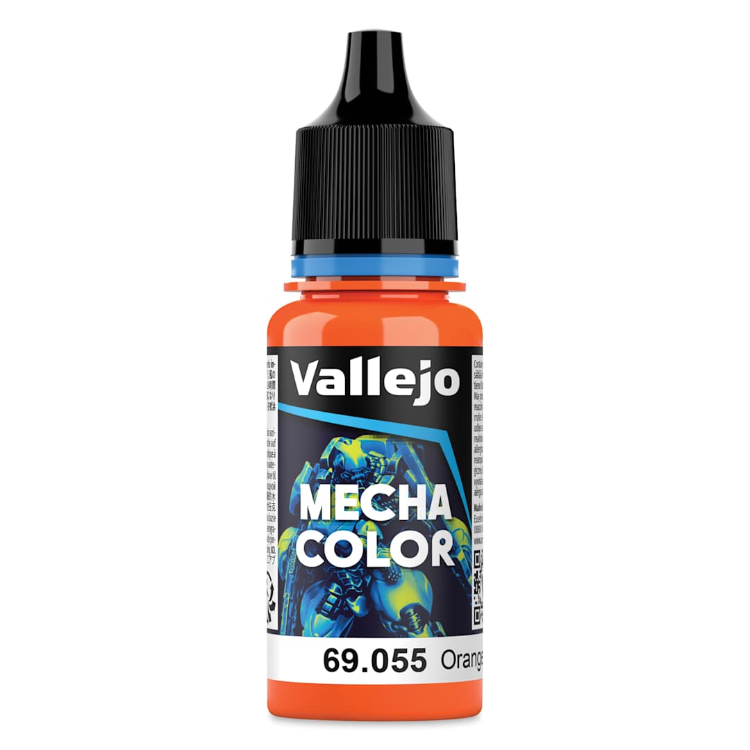 Open in modal - Vallejo Mecha Airbrush Color - Fluorescent Orange, 18 ml