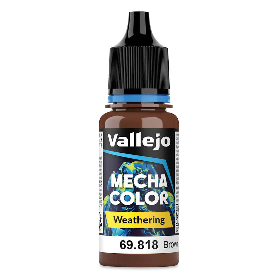 Open in modal - Vallejo Mecha Color Weathering Acrylic - Brown Engine Soot, 18 ml 