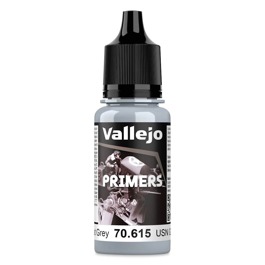 Open in modal - Vallejo Airbrush Primer - USN Light Ghost Grey, 18 ml
