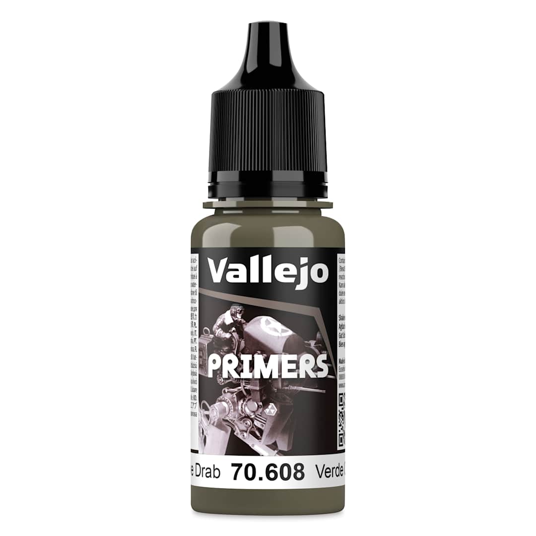 Open in modal - Vallejo Airbrush Primer - US Olive Drab, 18 ml