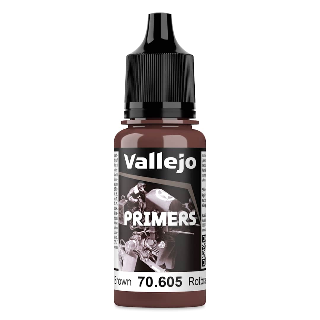 Open in modal - Vallejo Airbrush Primer - German Red Brown, 18 ml