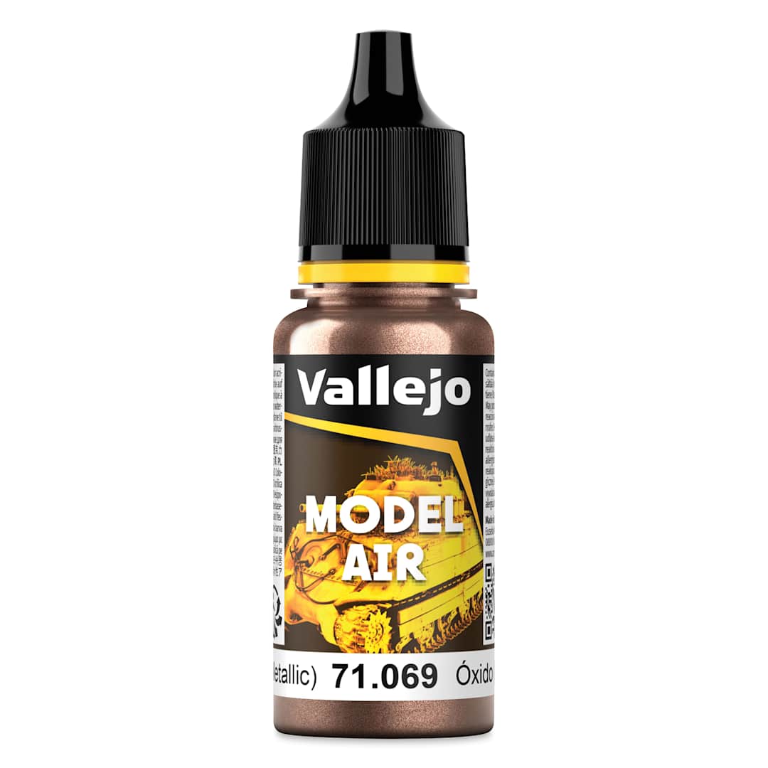 Open in modal - Vallejo Model Air Acrylic Paint - Rust Metallic, 18 ml
