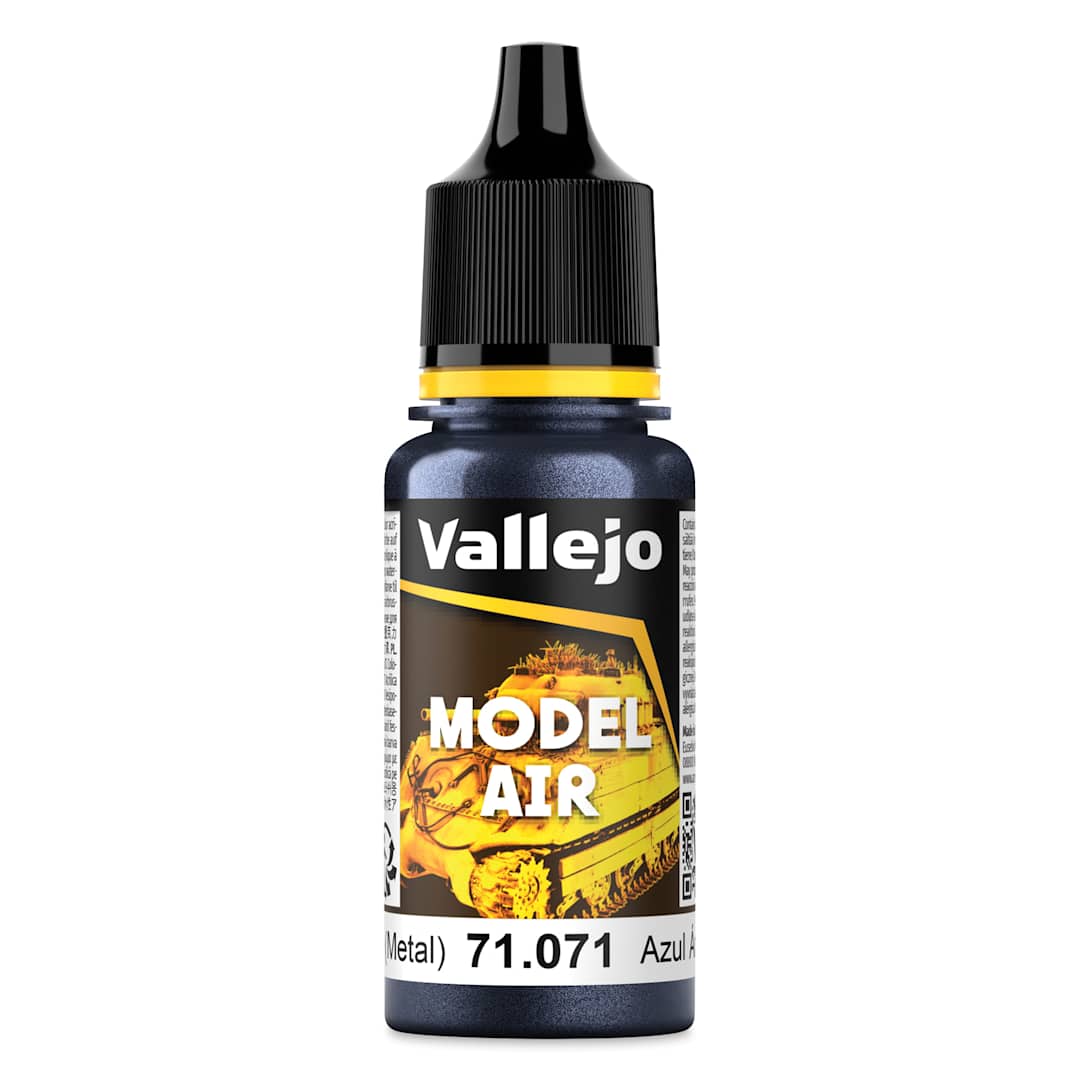 Open in modal - Vallejo Model Air Acrylic Paint - Arctic Blue Metallic, 18 ml