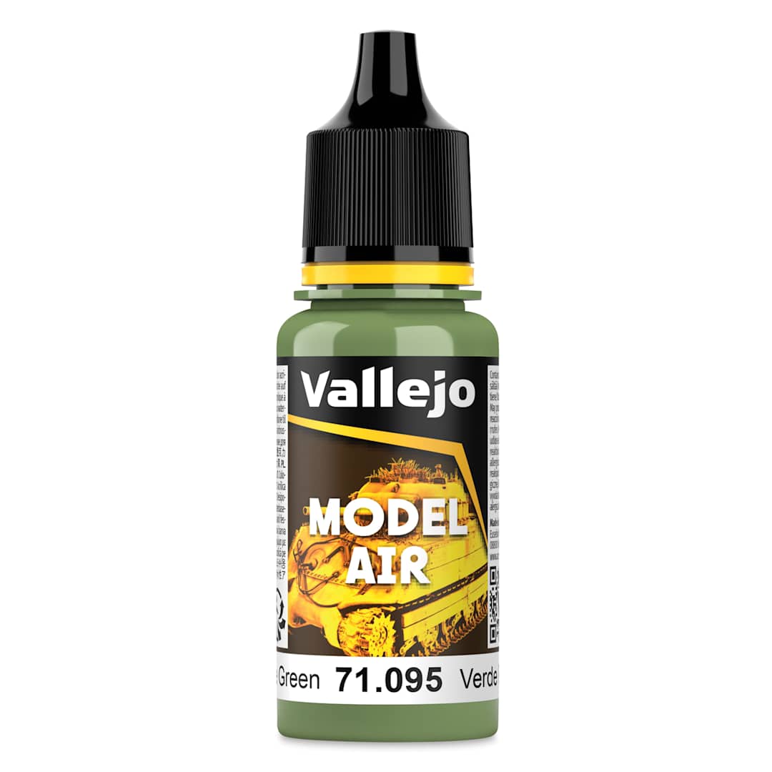 Open in modal - Vallejo Model Air Acrylic Paint - Pale Green, 18 ml