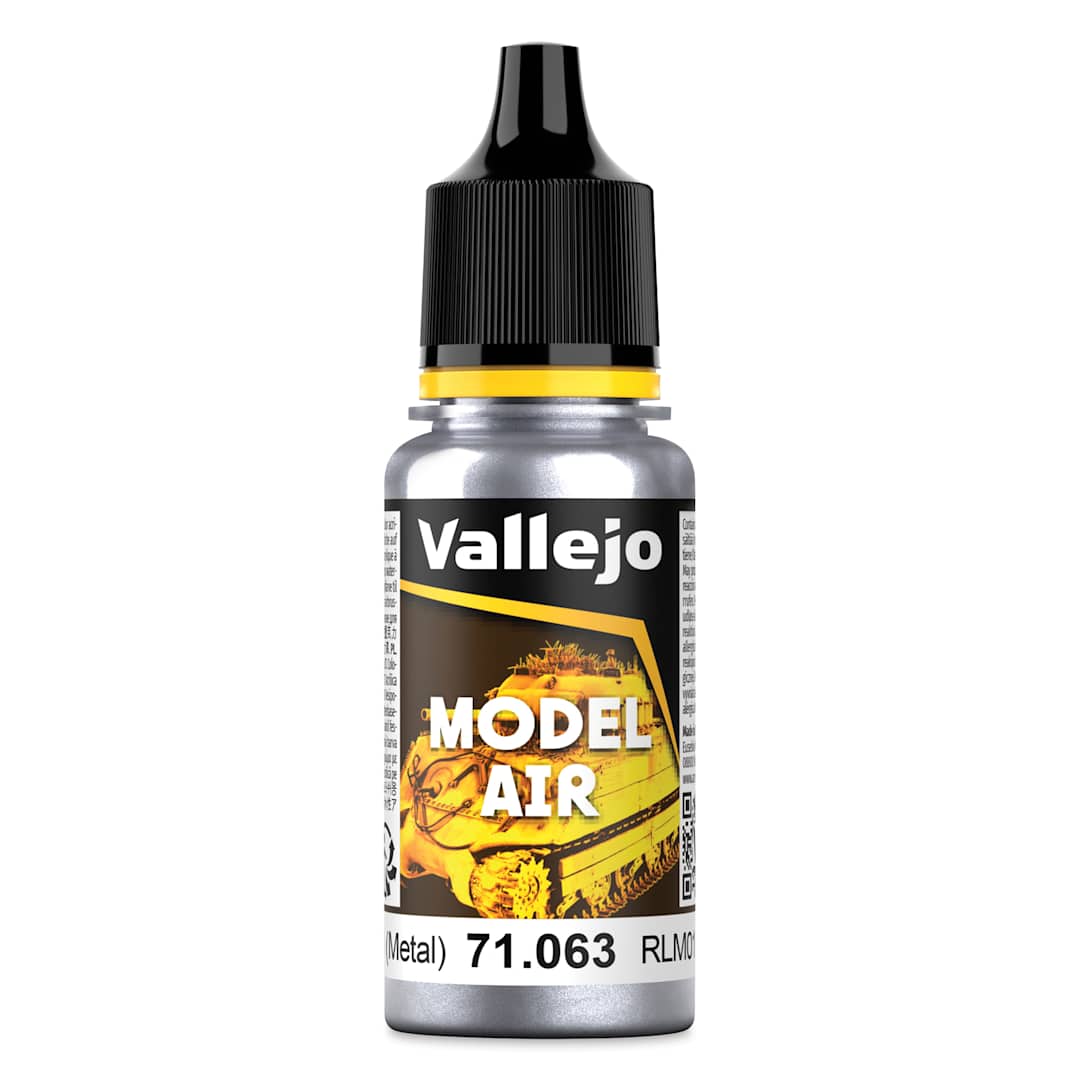 Open in modal - Vallejo Model Air Acrylic Paint - Silver RLM01 Metallic, 18 ml