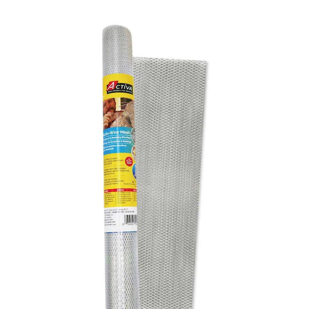 Open in modal - Activa Activ-Wire Mesh Sculptural & Modeling Wire Mesh - Large Weave, 24" x 10 ft