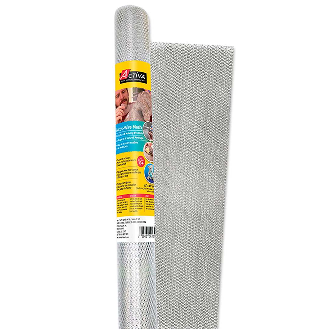 Open in modal - Activa Activ-Wire Mesh Sculptural & Modeling Wire Mesh - Large Weave, 12" x 10 ft