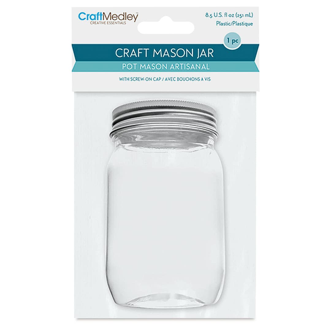 Open in modal - Craft Medley Craft Mason Jars - 8.5 oz (front of packaging)