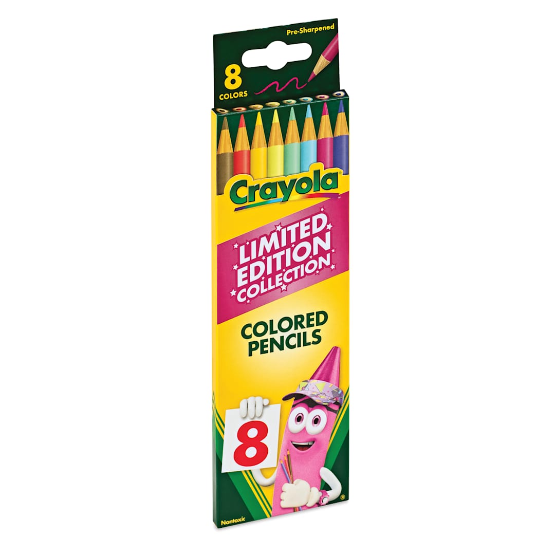 Open in modal - Crayola Colored Pencils - Limited Edition, Set of 8, Retired Colors