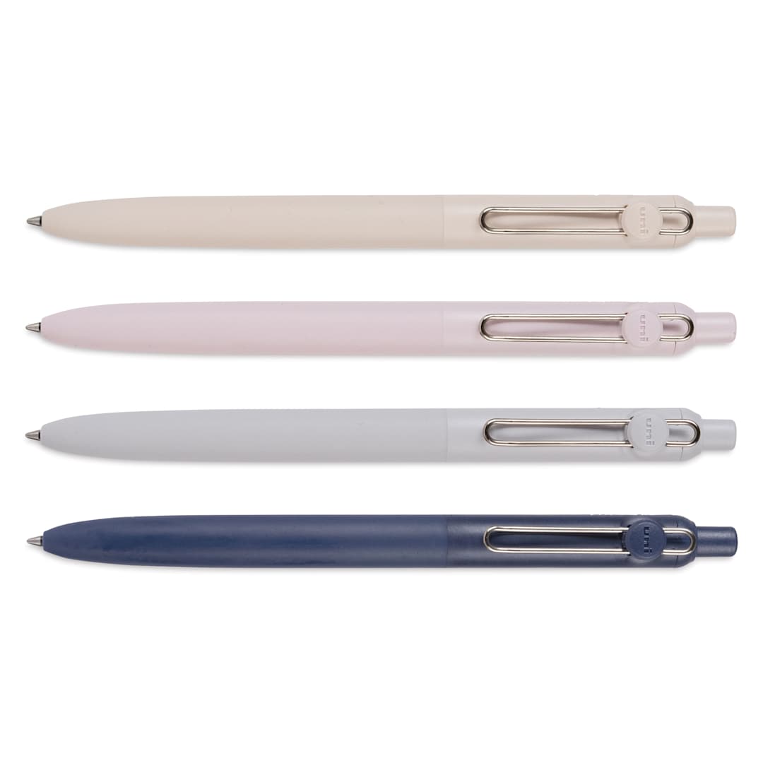 Open in modal - Uni-Ball Zento Gel Pens - Set of 4, Muted, 0.7 mm