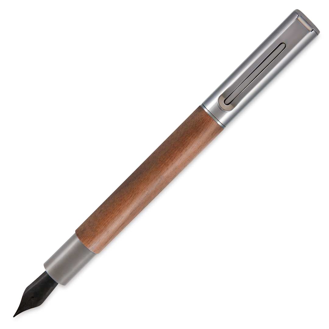 Open in modal - Monteverde Ritma Fountain Pen - Walnut, Extra Fine Nib (image may show a different size nib)