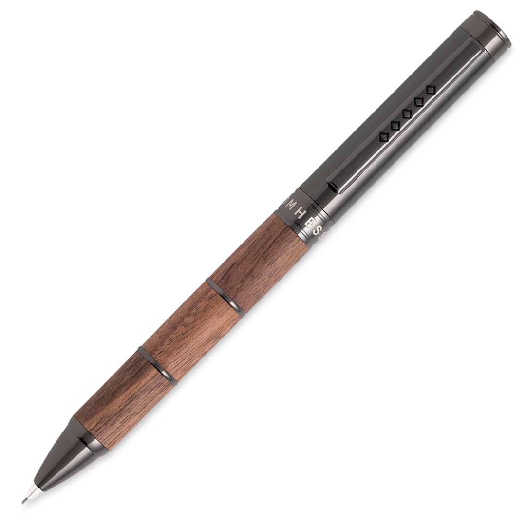 Open in modal - Tom Hessin Revolution Collection Mechanical Pencil - Rustic Walnut