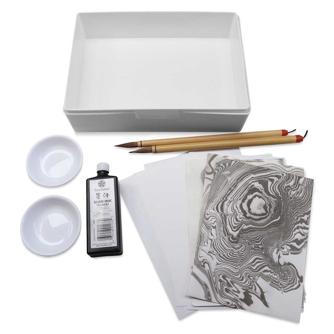 Open in modal - Yasutomo Suminagashi Kit, contents