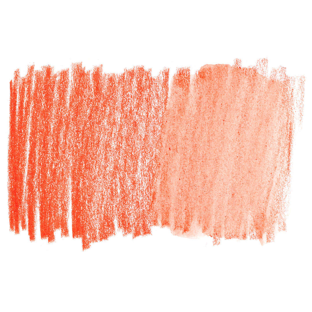 Open in modal - Holbein Artists' Watercolor Pencil - Vermilion Hue, 019 swatch