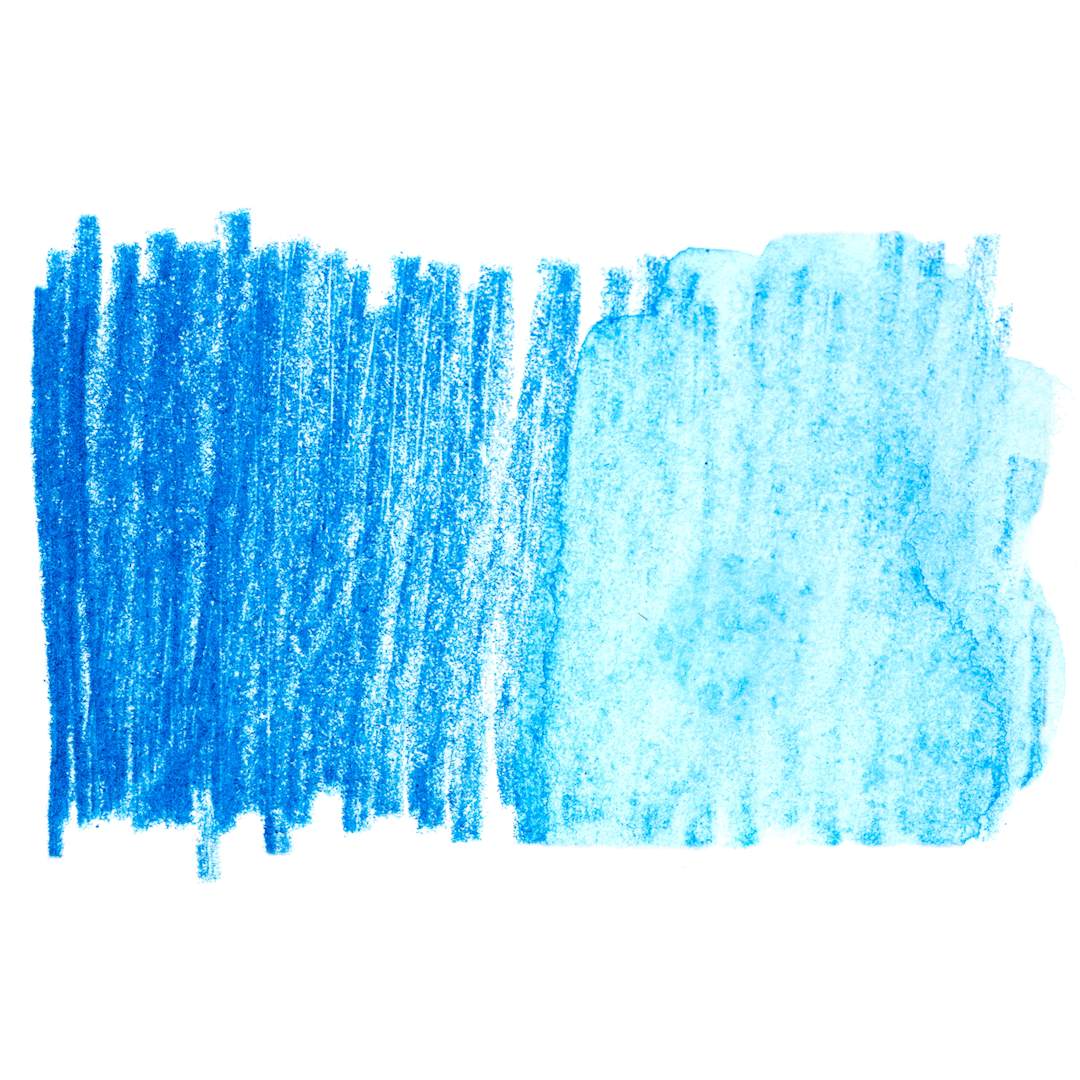 Open in modal - Holbein Artists' Watercolor Pencil - Phthalo Blue Yellow Shade, 107 swatch