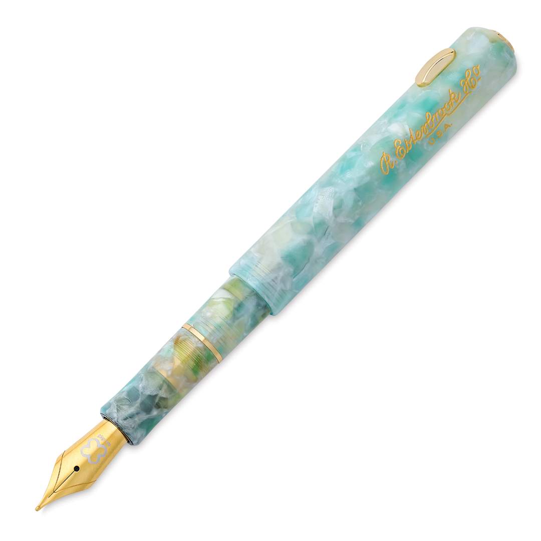 Open in modal - Esterbrook Niblet Fountain Pen - Sea Glass, Broad Nib (image may show a different size nib)