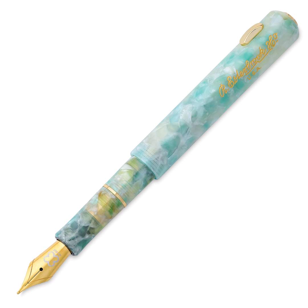 Open in modal - Esterbrook Niblet Stub Fountain Pen - Sea Glass (image may depict a different style nib)