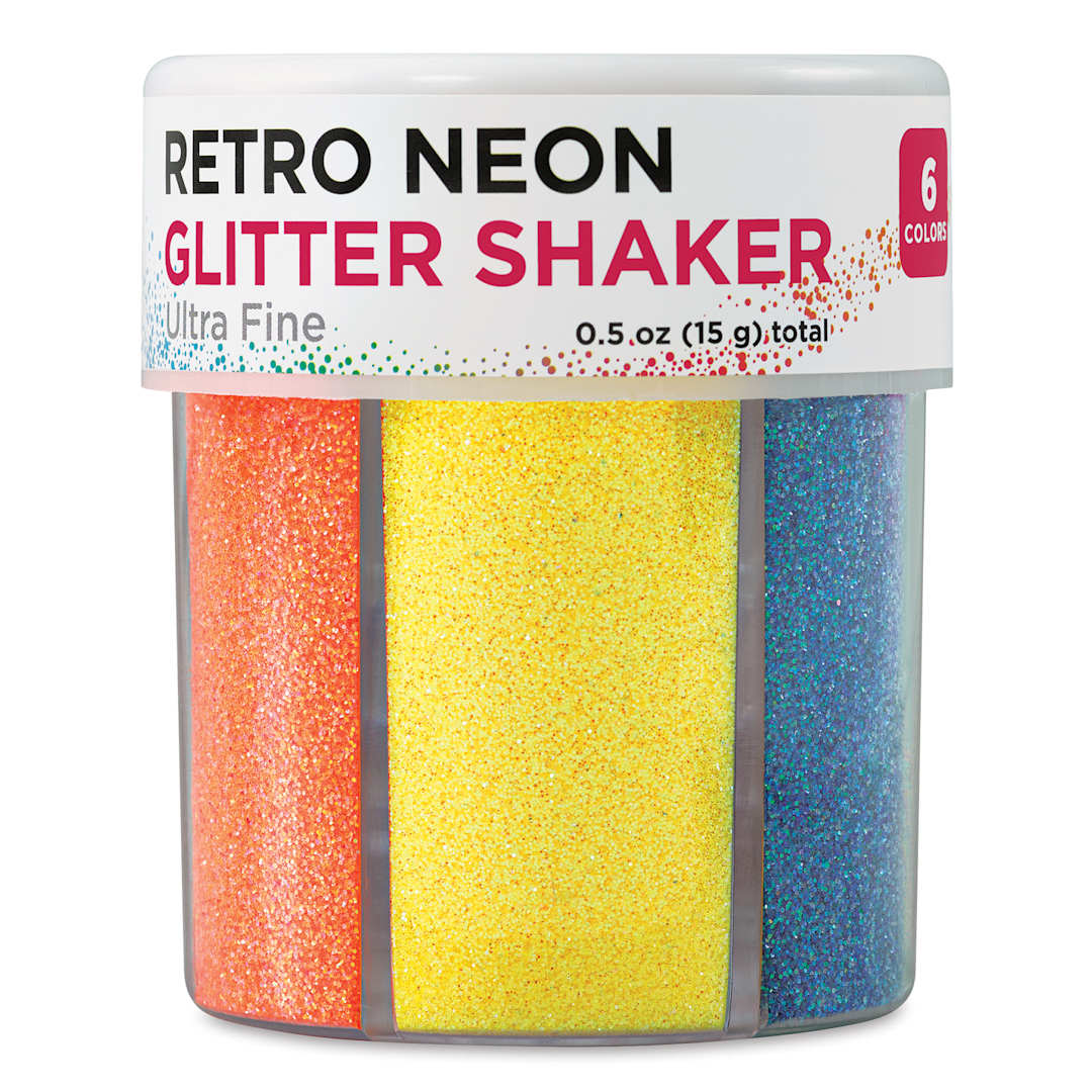 Open in modal - Glitter Shaker - Retro Neon, 0.5 oz