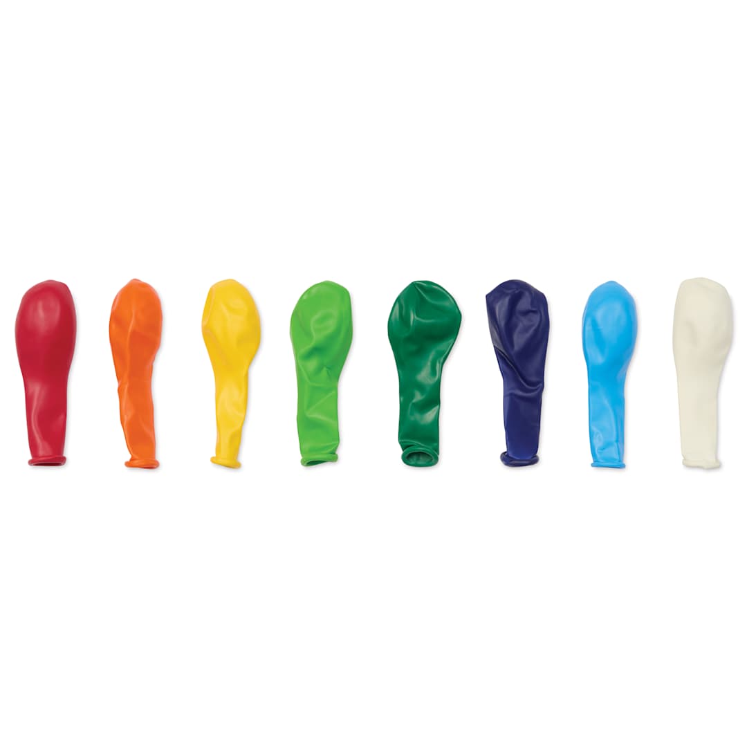 Open in modal - Hygloss Colorful Latex Balloons - Assorted, 5", Pkg of 144