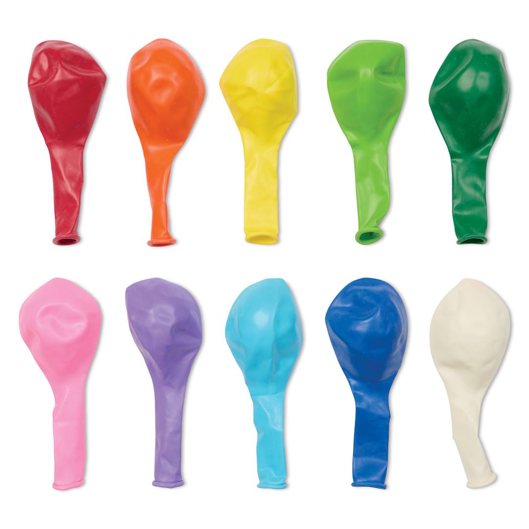 Open in modal - Hygloss Colorful Latex Balloons - Assorted, 11", Pkg of 144