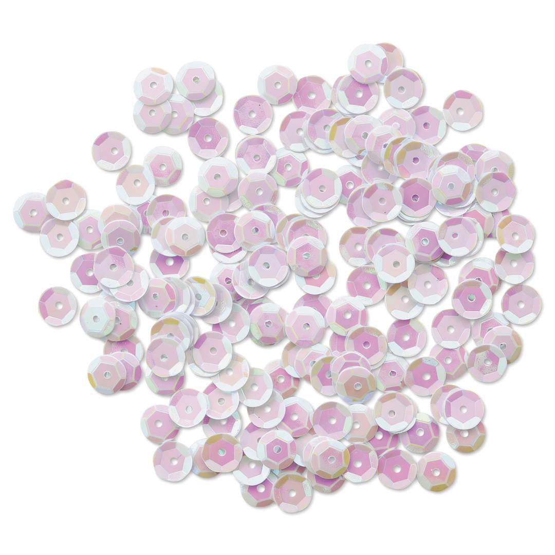 Open in modal - Cousin DIY Cupped Sequins - White Iridescent, 8 mm