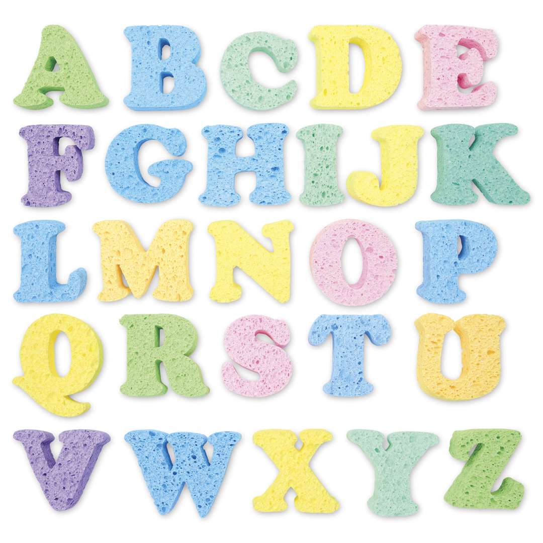 Open in modal - Captain Creative Super Sponges - Large Alphabet