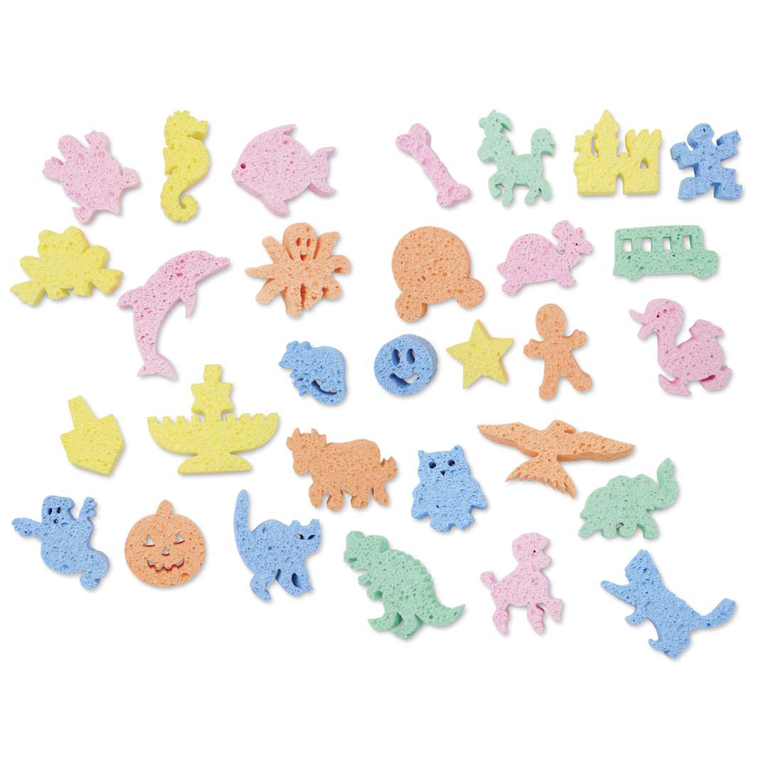 Open in modal - Captain Creative Super Sponges - Oodles of Super Sponges, Pkg of 30
