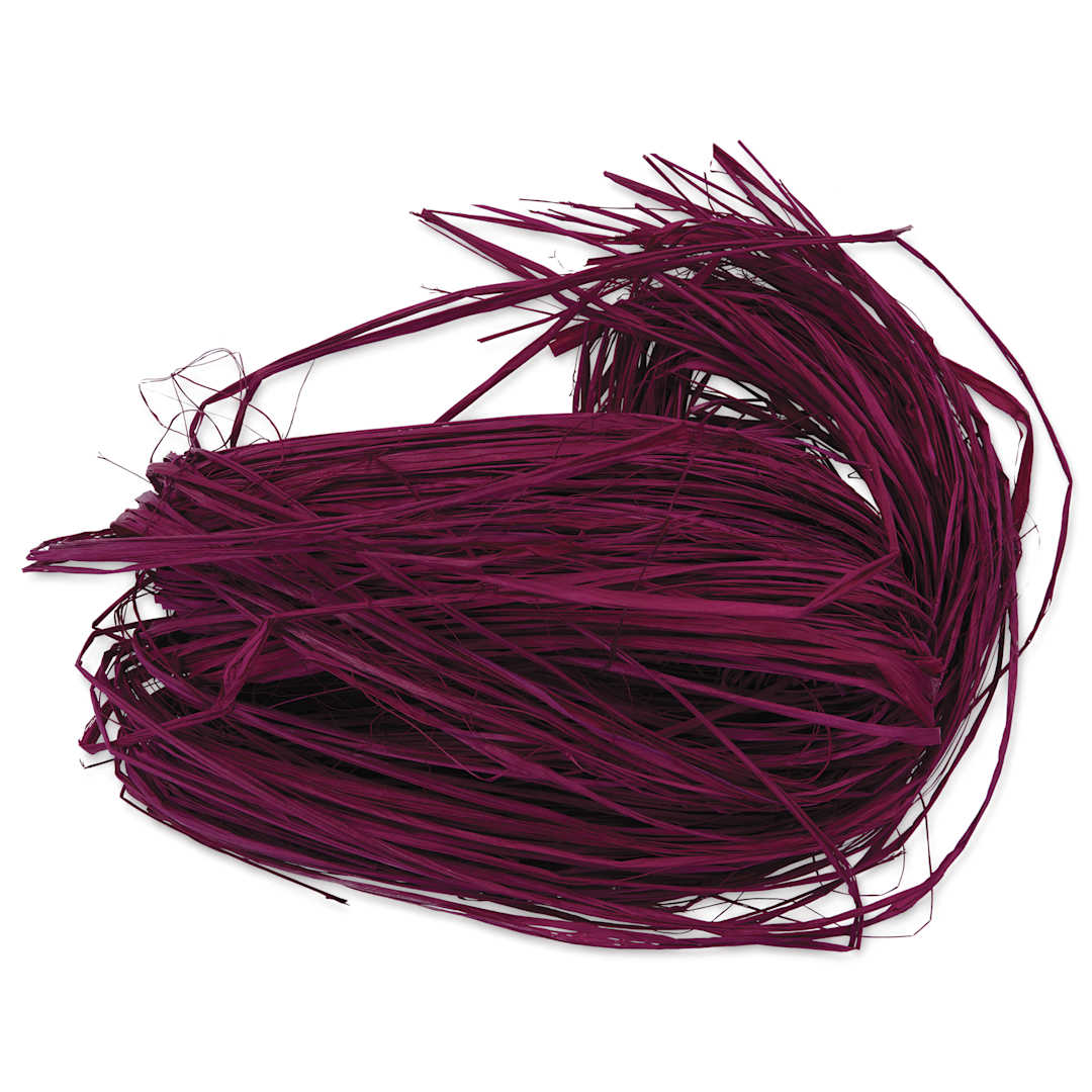 Open in modal - SuperMoss Raffia - Burgundy, 4 oz