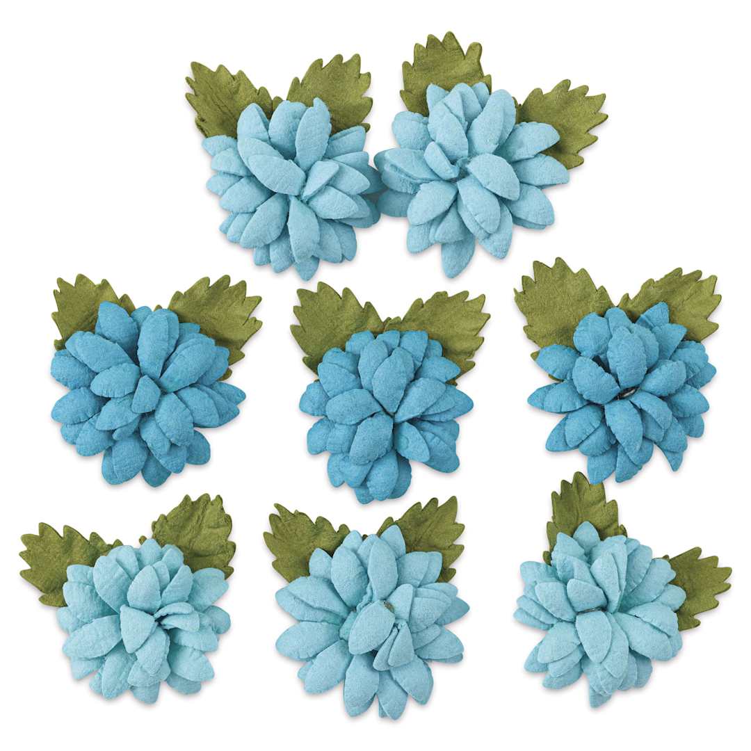 Open in modal - Little Birdie Julita Paper Flowers - Song of the Sea, Pkg of 8