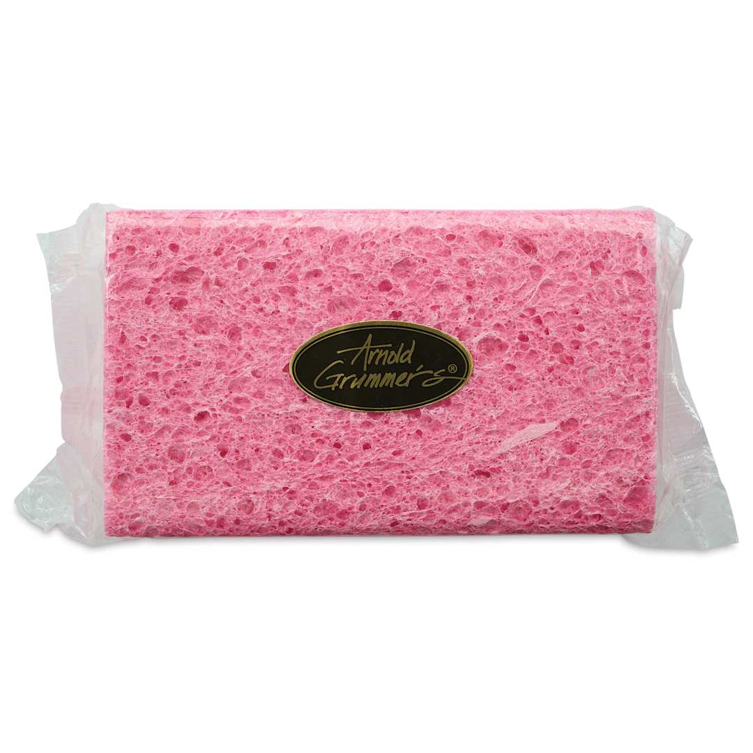 Open in modal - Arnold Grummer’s Papermaking Sponge - 3" x 6", Pkg of 2, packaging
