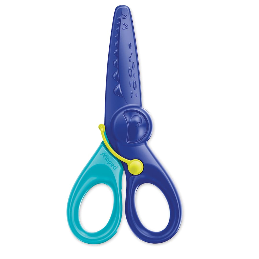 Open in modal - Maped KidiCut Spring-Assisted Plastic Safety Scissors, 4-3/4", Closed