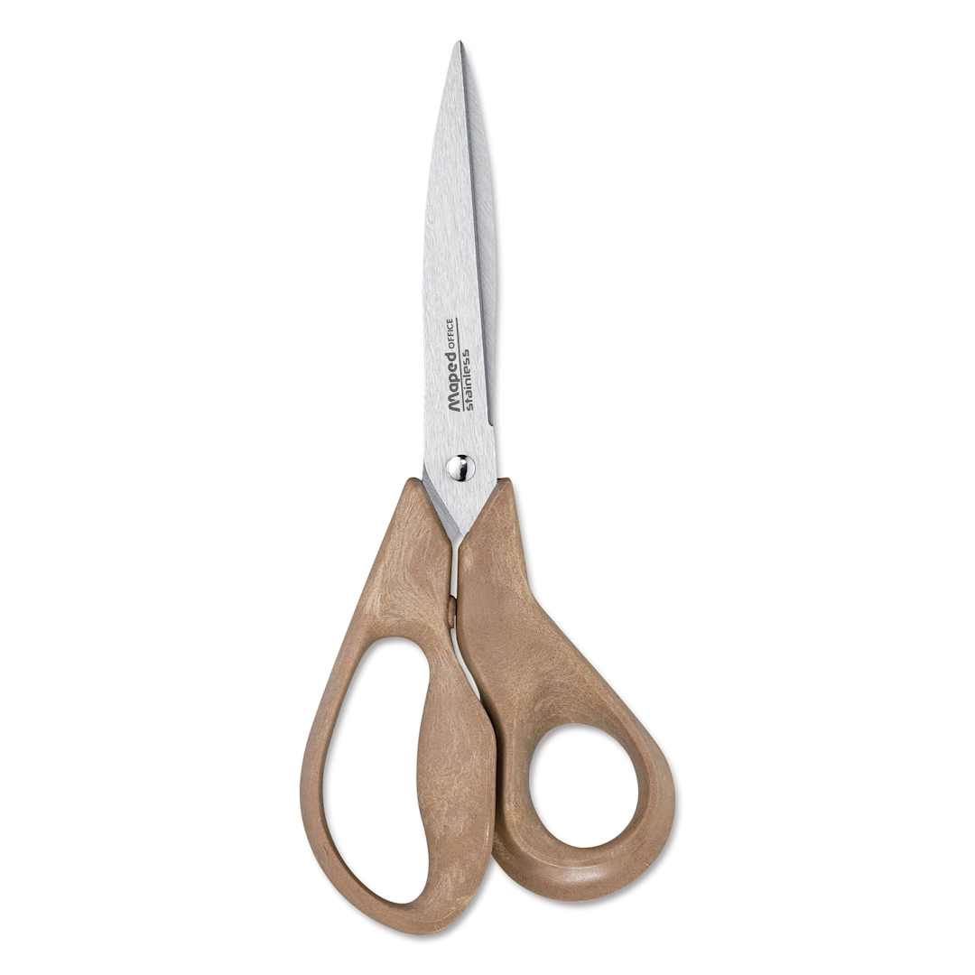 Open in modal - Maped Advanced Wood Handled Scissors - 7" Length, out of packaging