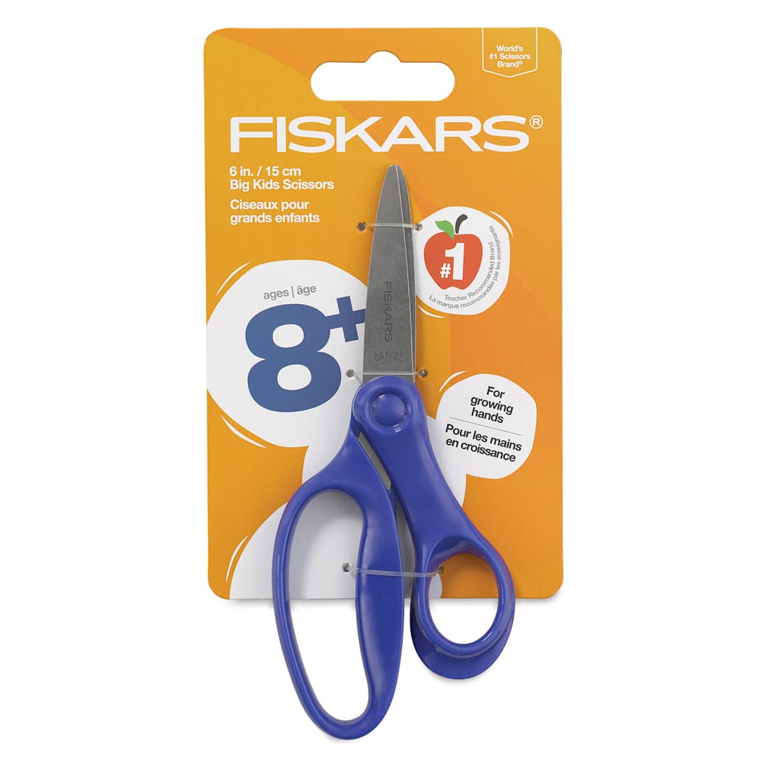 Open in modal - Fiskars Big Kids Scissors front of packaging