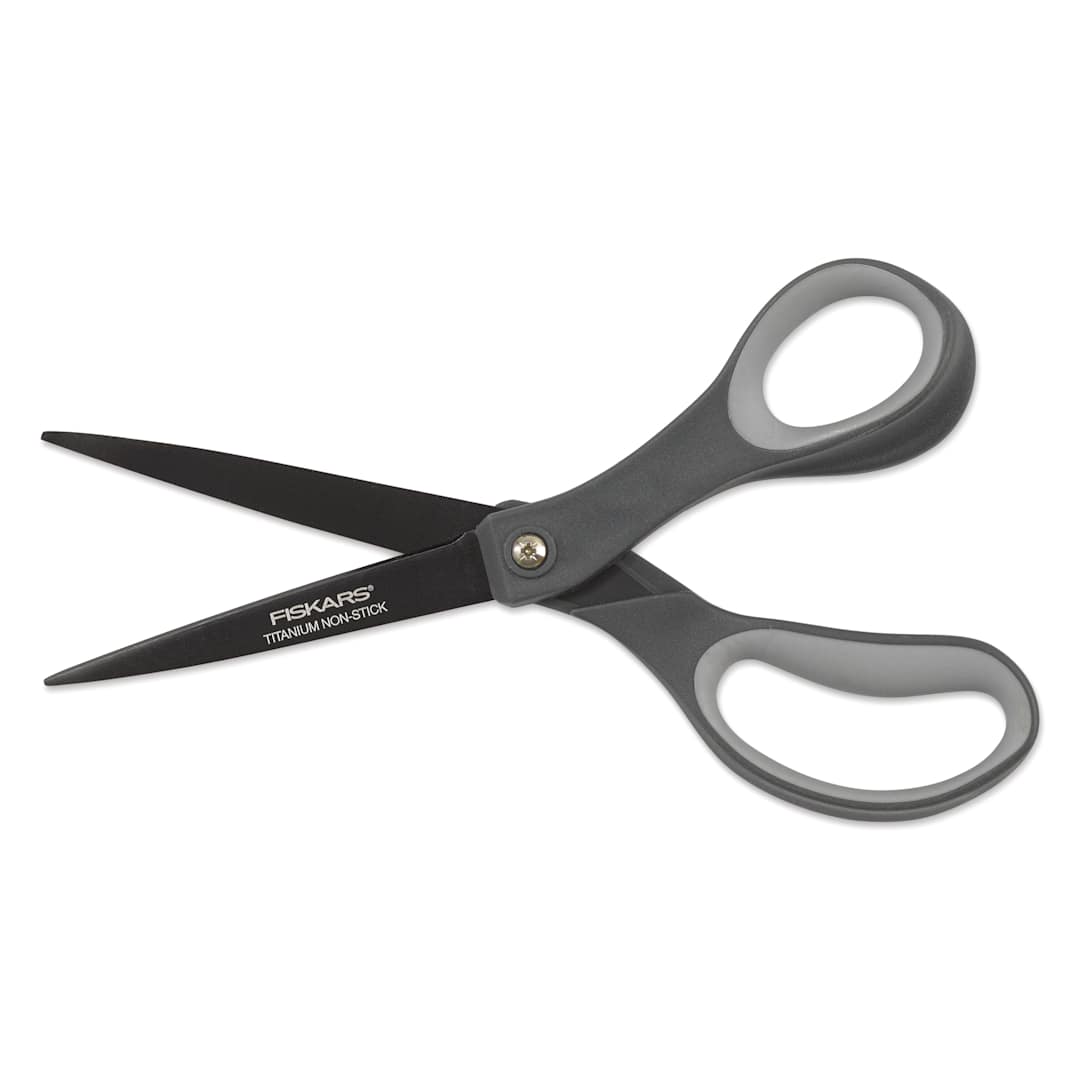 Open in modal - Fiskars Everyday SoftGrip Non-Stick Titanium Scissors