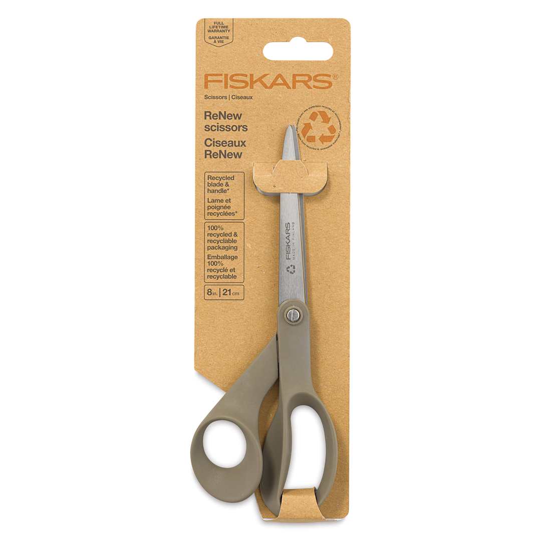 Open in modal - Fiskars ReNew Scissors front of packaging