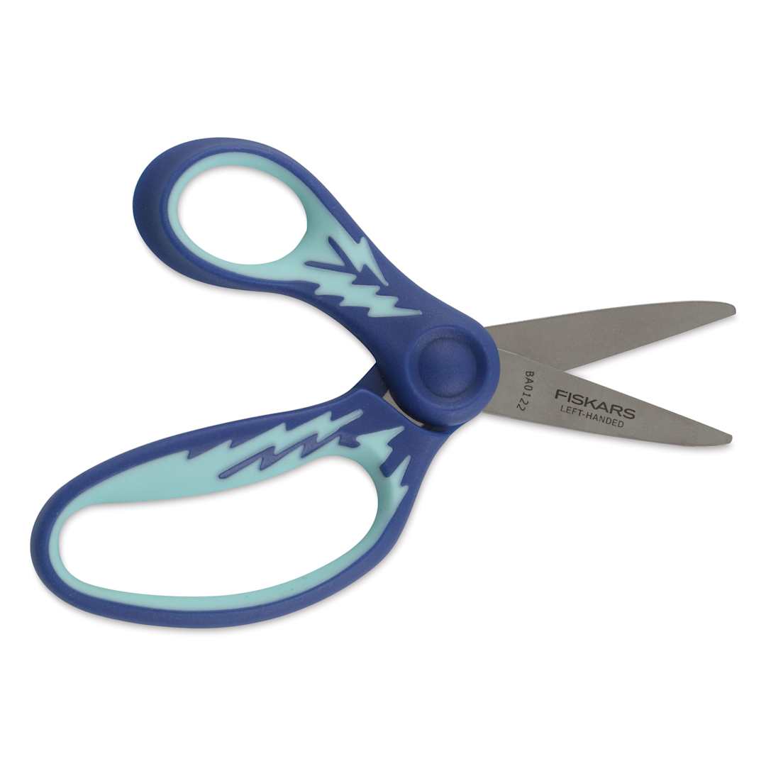 Open in modal - Fiskars SoftGrip Scissors - 5'', Left-Handed, Pointed Tip